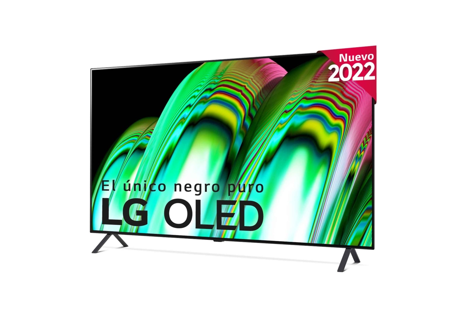 LG Televisor LG  4K OLED, Procesador Inteligente de Gran Potencia 4K a7 Gen 5 con IA, compatible con el 100% de formatos HDR, HDR Dolby Vision y Dolby Atmos, Smart TV webOS22, el mejor TV para Gaming, OLED55A26LA