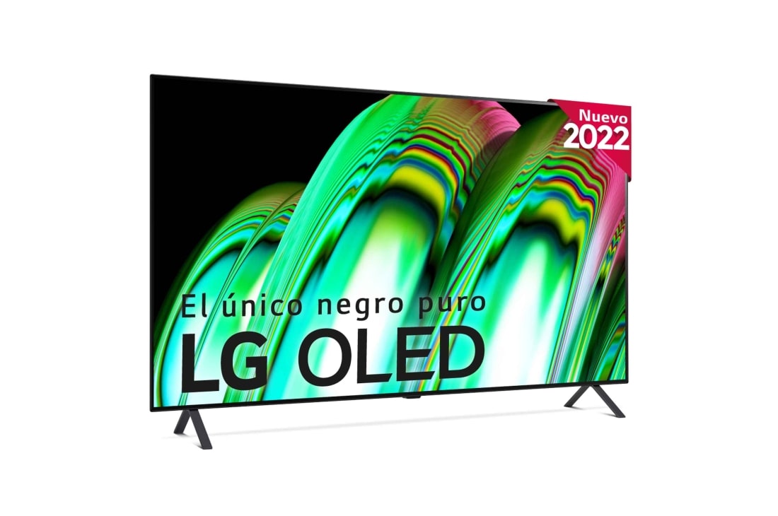 LG Televisor LG  4K OLED, Procesador Inteligente de Gran Potencia 4K a7 Gen 5 con IA, compatible con el 100% de formatos HDR, HDR Dolby Vision y Dolby Atmos, Smart TV webOS22, el mejor TV para Gaming, OLED55A26LA
