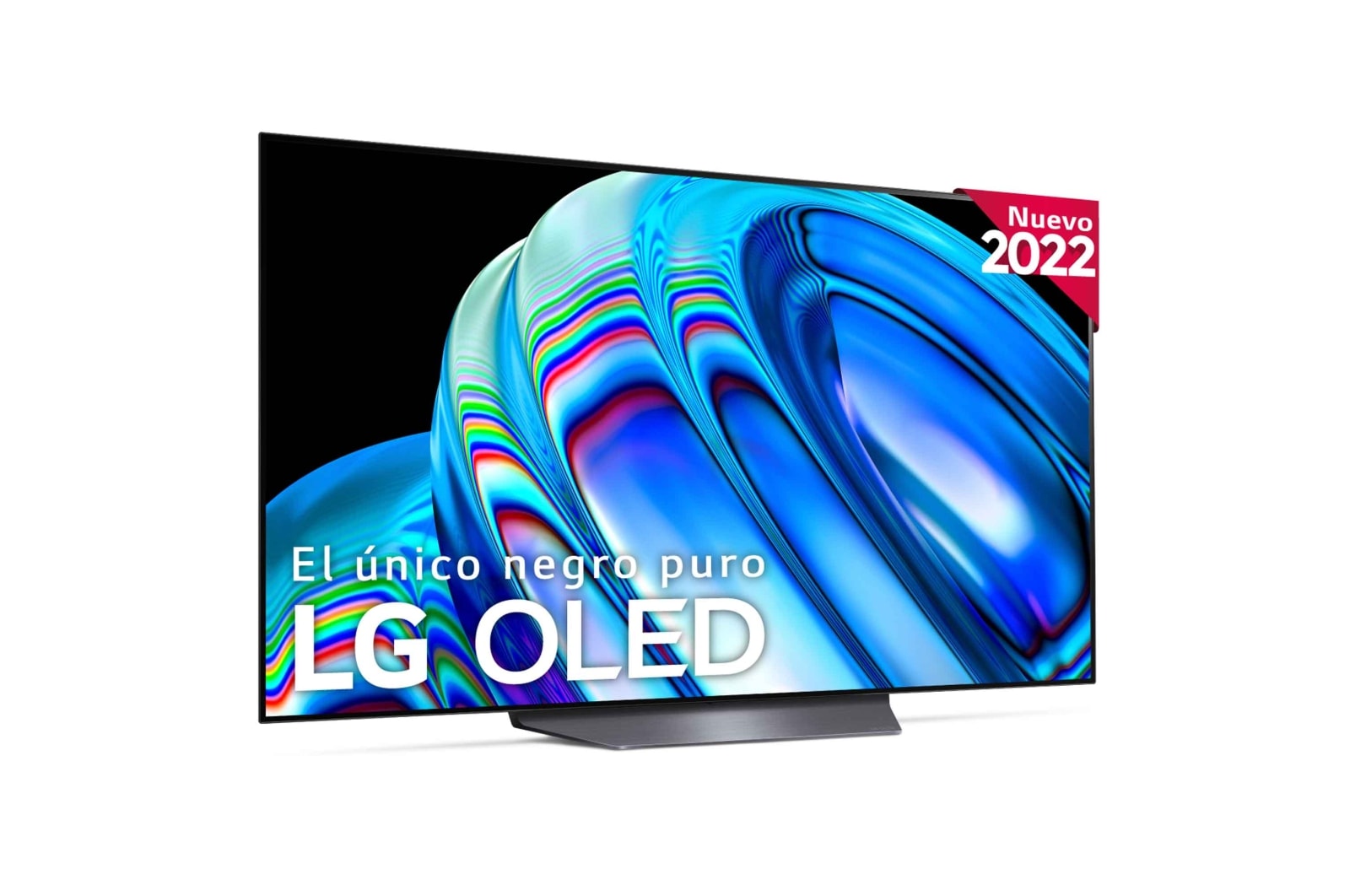 LG Televisor LG 4K OLED, Procesador Inteligente de Gran Potencia 4K a7 Gen 5 con IA, compatible con el 100% de formatos HDR, HDR Dolby Vision y Dolby Atmos, Smart TV webOS22, el mejor TV para Gaming. , OLED55B26LA