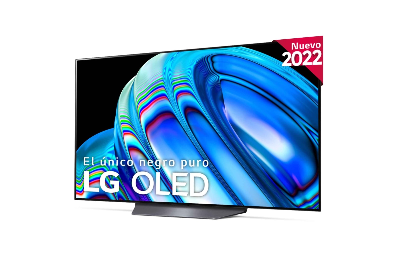 LG Televisor LG 4K OLED, Procesador Inteligente de Gran Potencia 4K a7 Gen 5 con IA, compatible con el 100% de formatos HDR, HDR Dolby Vision y Dolby Atmos, Smart TV webOS22, el mejor TV para Gaming. , OLED55B26LA