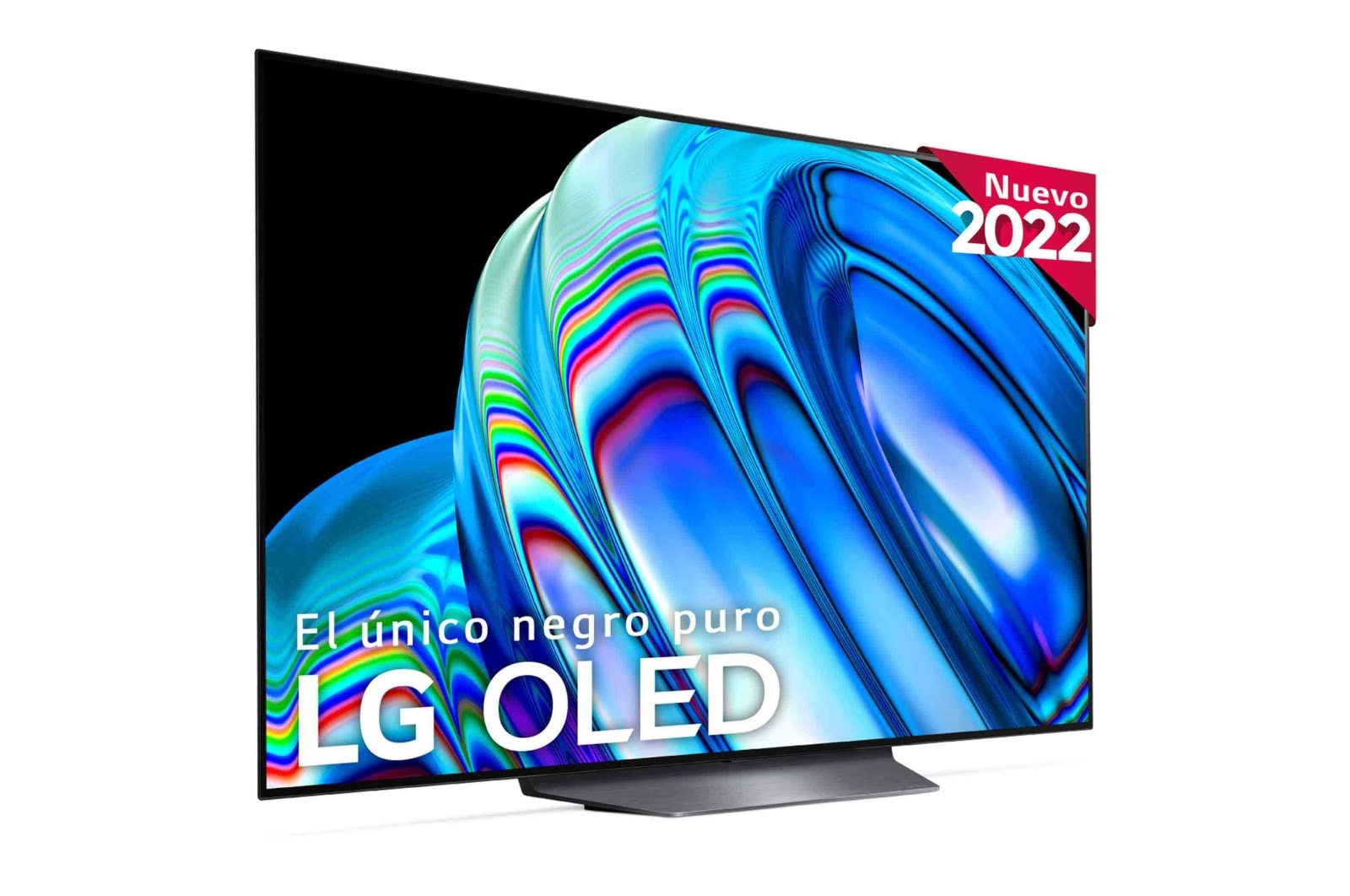 LG Televisor LG 4K OLED, Procesador Inteligente de Gran Potencia 4K a7 Gen 5 con IA, compatible con el 100% de formatos HDR, HDR Dolby Vision y Dolby Atmos, Smart TV webOS22, el mejor TV para Gaming. , OLED55B26LA