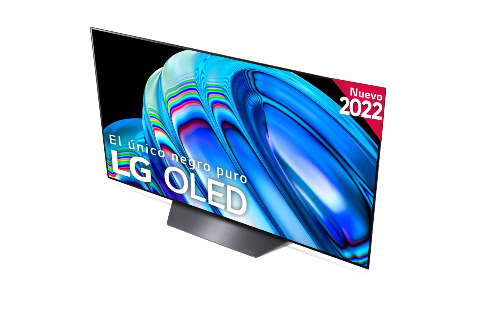 LG Televisor LG 4K OLED, Procesador Inteligente de Gran Potencia 4K a7 Gen 5 con IA, compatible con el 100% de formatos HDR, HDR Dolby Vision y Dolby Atmos, Smart TV webOS22, el mejor TV para Gaming. , OLED55B26LA