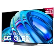 LG Televisor LG 4K OLED, Procesador Inteligente de Gran Potencia 4K a7 Gen 5 con IA, compatible con el 100% de formatos HDR, HDR Dolby Vision y Dolby Atmos, Smart TV webOS22, el mejor TV para Gaming. , OLED55B26LA