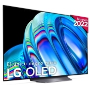 LG Televisor LG 4K OLED, Procesador Inteligente de Gran Potencia 4K a7 Gen 5 con IA, compatible con el 100% de formatos HDR, HDR Dolby Vision y Dolby Atmos, Smart TV webOS22, el mejor TV para Gaming. , OLED55B26LA