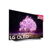 LG 4K OLED, SmartTV webOS 6.0, Procesador Inteligente 4K α9 Gen4 con AI, HDR Dolby Vision, DOLBY ATMOS [Clase de eficiencia energética G], OLED55C15LA