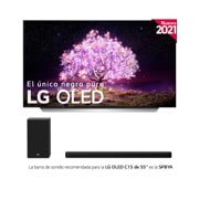 LG 4K OLED, SmartTV webOS 6.0, Procesador Inteligente 4K α9 Gen4 con AI, HDR Dolby Vision, DOLBY ATMOS [Clase de eficiencia energética G], OLED55C15LA