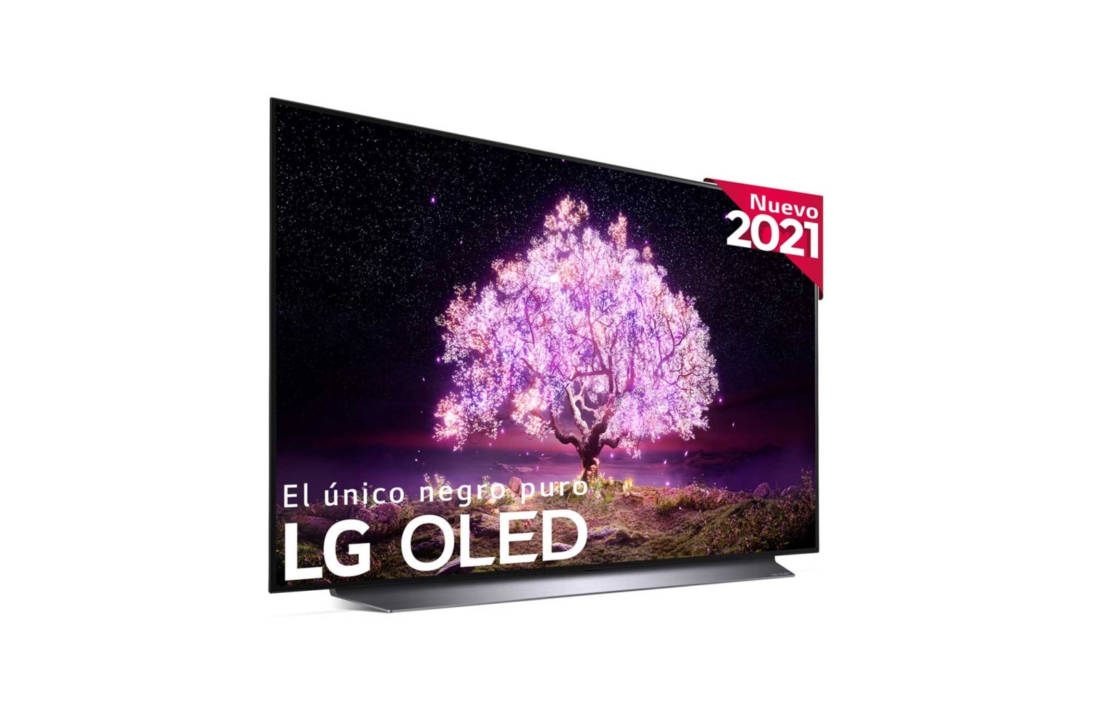 LG 4K OLED, SmartTV webOS 6.0, Procesador Inteligente 4K α9 Gen4 con AI, HDR Dolby Vision, DOLBY ATMOS [Clase de eficiencia energética G], OLED55C16LA