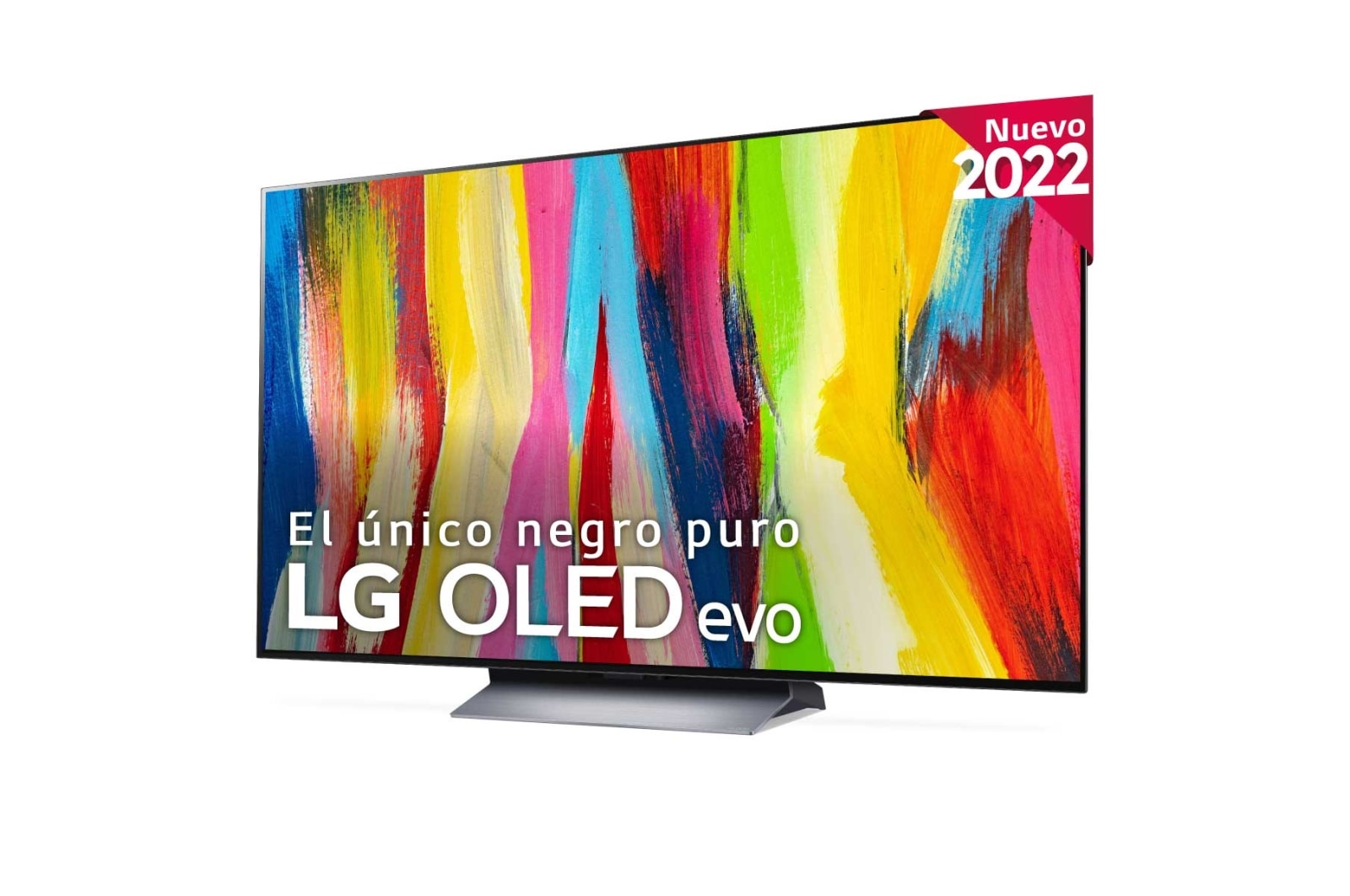 LG Televisor LG  4K OLED evo, Procesador Inteligente de Máxima Potencia 4K a9 Gen 5 con IA, compatible con el 100% de formatos HDR, HDR Dolby Vision, Dolby Atmos, Smart TV webOS22, el mejor TV para Gaming., OLED55C24LA