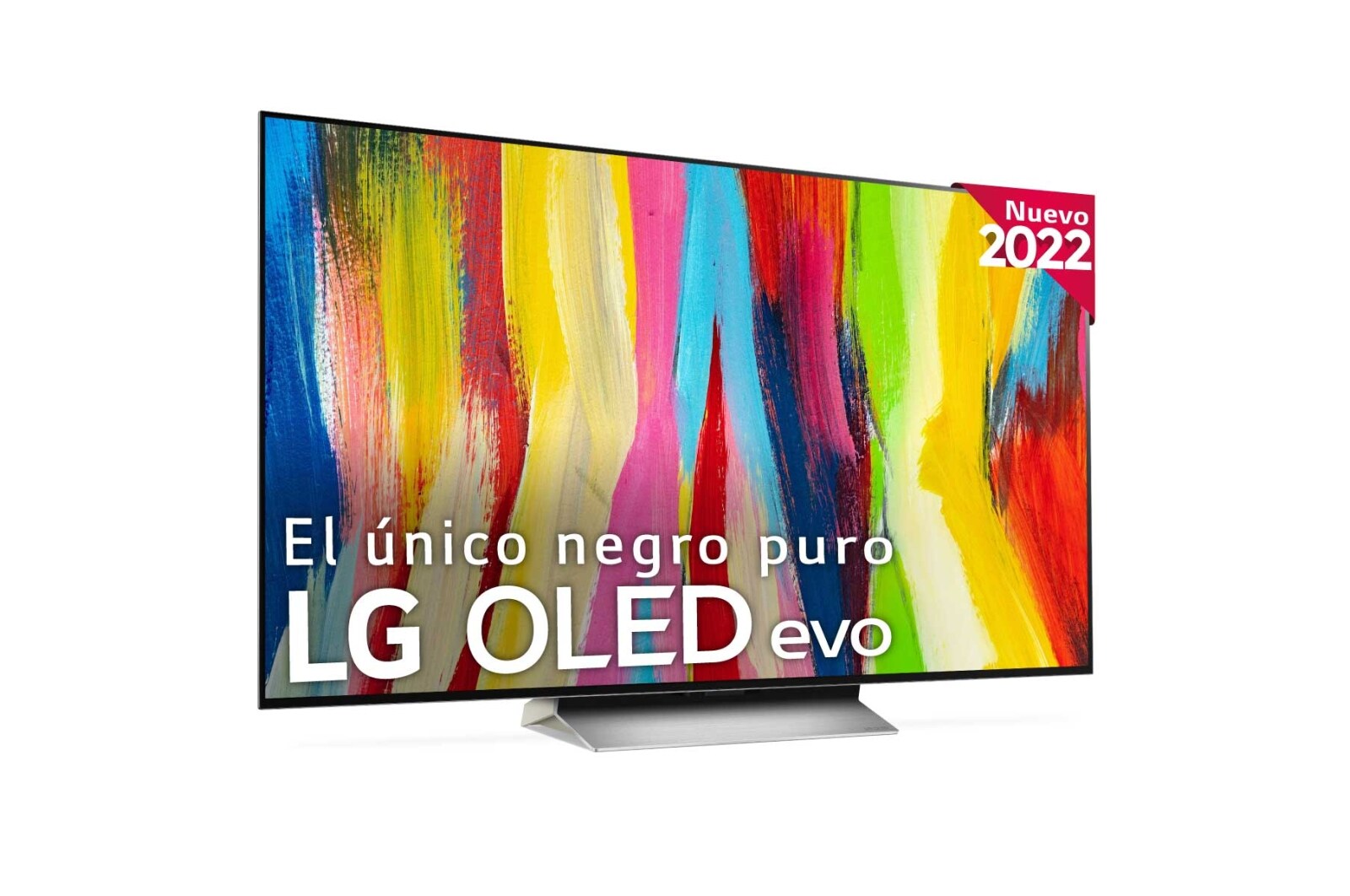 LG Televisor LG 4K OLED evo, Procesador Inteligente de Máxima Potencia 4K a9 Gen 5 con IA, compatible con el 100% de formatos HDR, HDR Dolby Vision y Dolby Atmos, Smart TV webOS22, el mejor TV para Gaming. , OLED55C25LB