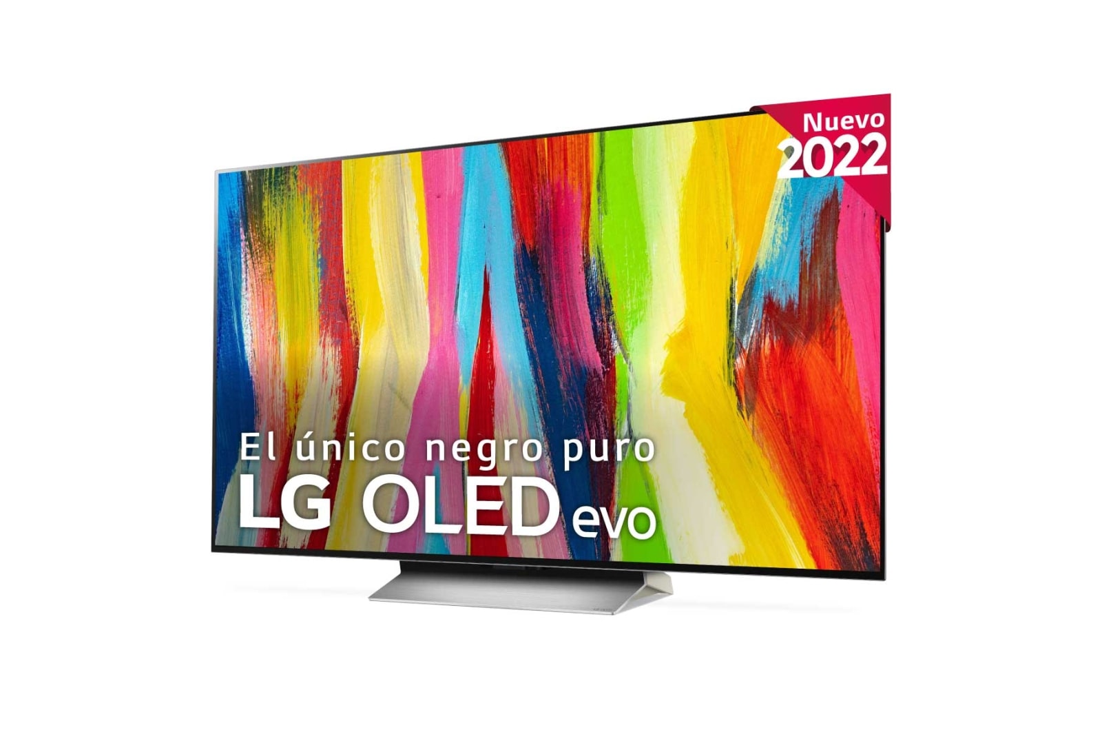 LG Televisor LG 4K OLED evo, Procesador Inteligente de Máxima Potencia 4K a9 Gen 5 con IA, compatible con el 100% de formatos HDR, HDR Dolby Vision y Dolby Atmos, Smart TV webOS22, el mejor TV para Gaming. , OLED55C25LB