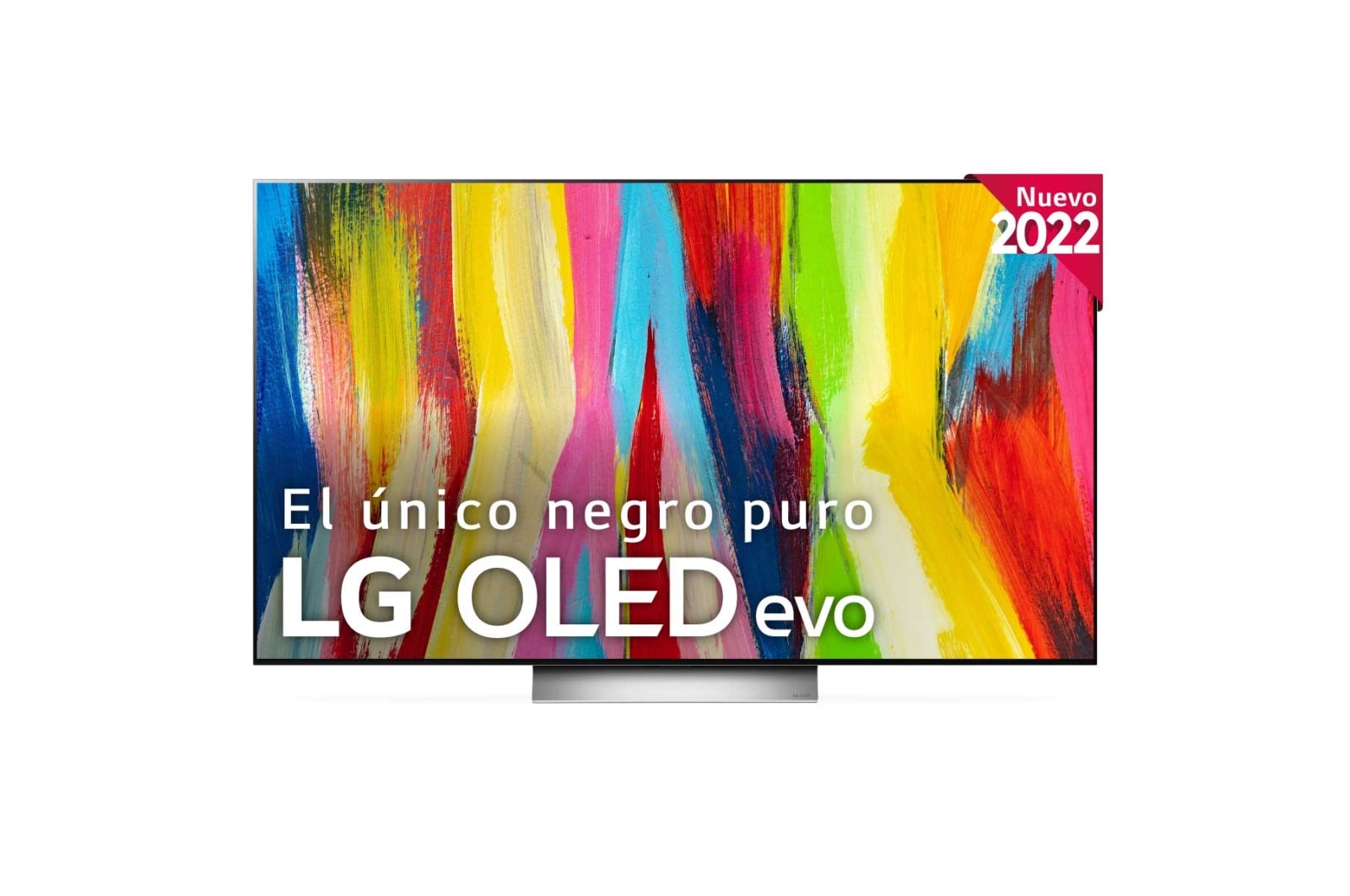 LG Televisor LG 4K OLED evo, Procesador Inteligente de Máxima Potencia 4K a9 Gen 5 con IA, compatible con el 100% de formatos HDR, HDR Dolby Vision y Dolby Atmos, Smart TV webOS22, el mejor TV para Gaming. , OLED55C25LB