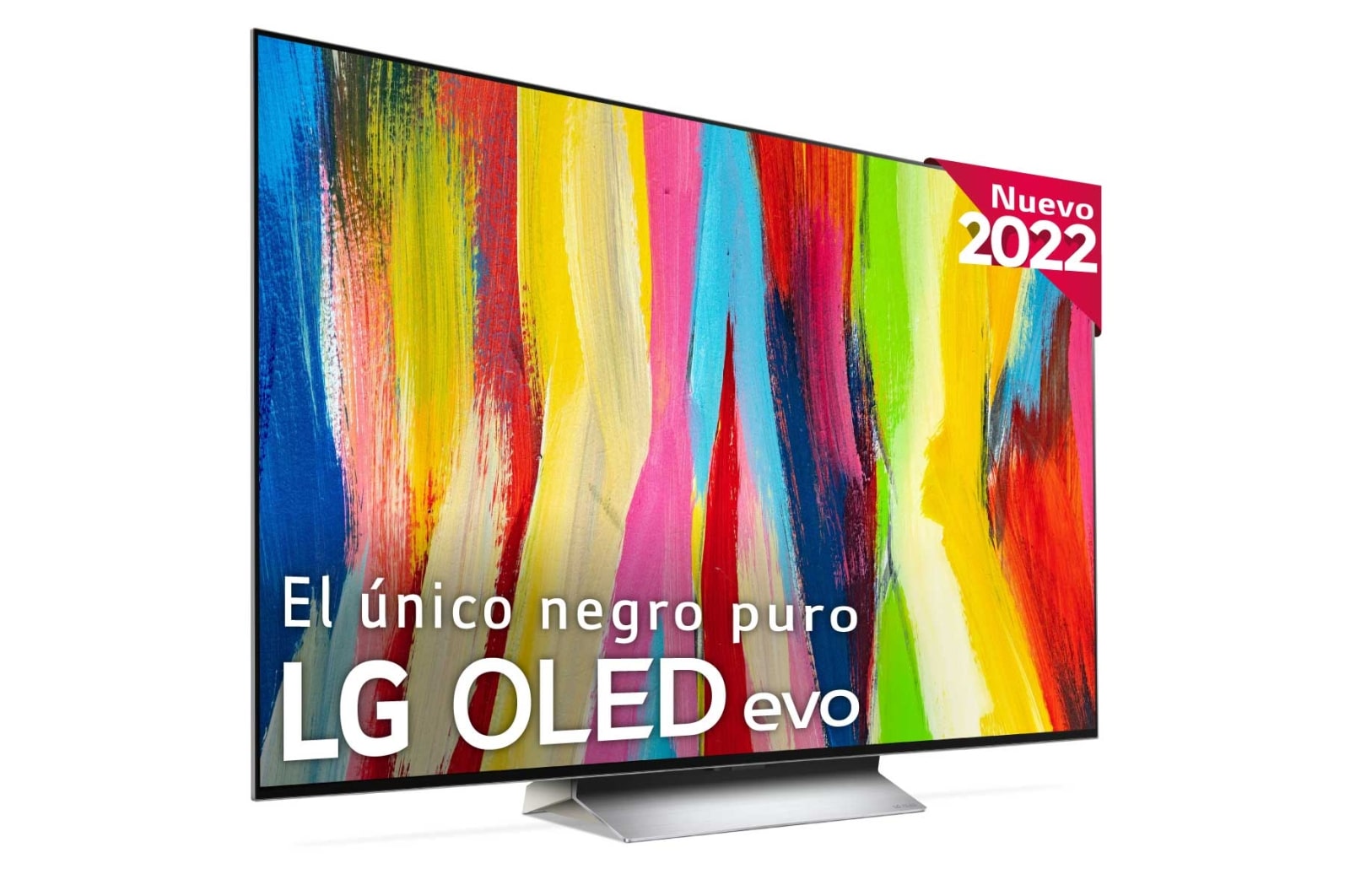 LG Televisor LG 4K OLED evo, Procesador Inteligente de Máxima Potencia 4K a9 Gen 5 con IA, compatible con el 100% de formatos HDR, HDR Dolby Vision y Dolby Atmos, Smart TV webOS22, el mejor TV para Gaming. , OLED55C25LB