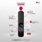 LG Televisor LG 4K OLED evo, Procesador Inteligente de Máxima Potencia 4K a9 Gen 5 con IA, compatible con el 100% de formatos HDR, HDR Dolby Vision y Dolby Atmos, Smart TV webOS22, el mejor TV para Gaming. , OLED55C25LB