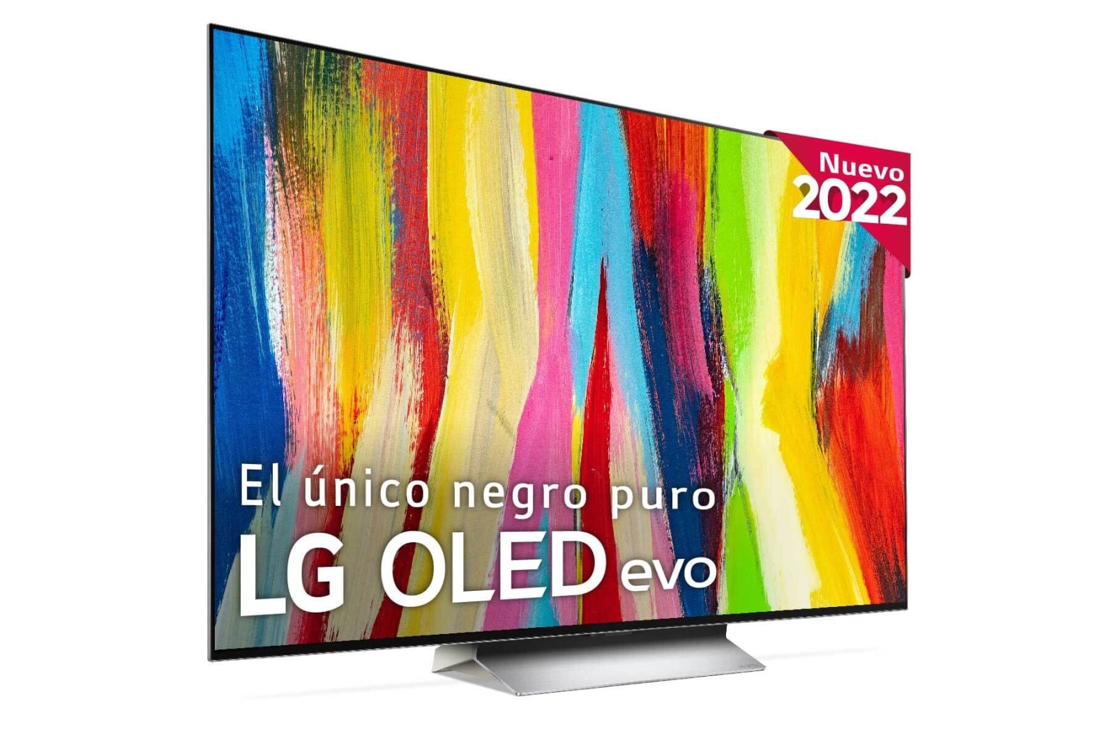 LG Televisor LG  4K OLED evo, Procesador Inteligente de Máxima Potencia 4K a9 Gen 5 con IA, compatible con el 100% de formatos HDR, HDR Dolby Vision, Dolby Atmos, Smart TV webOS22, el mejor TV para Gaming., OLED55C26LD