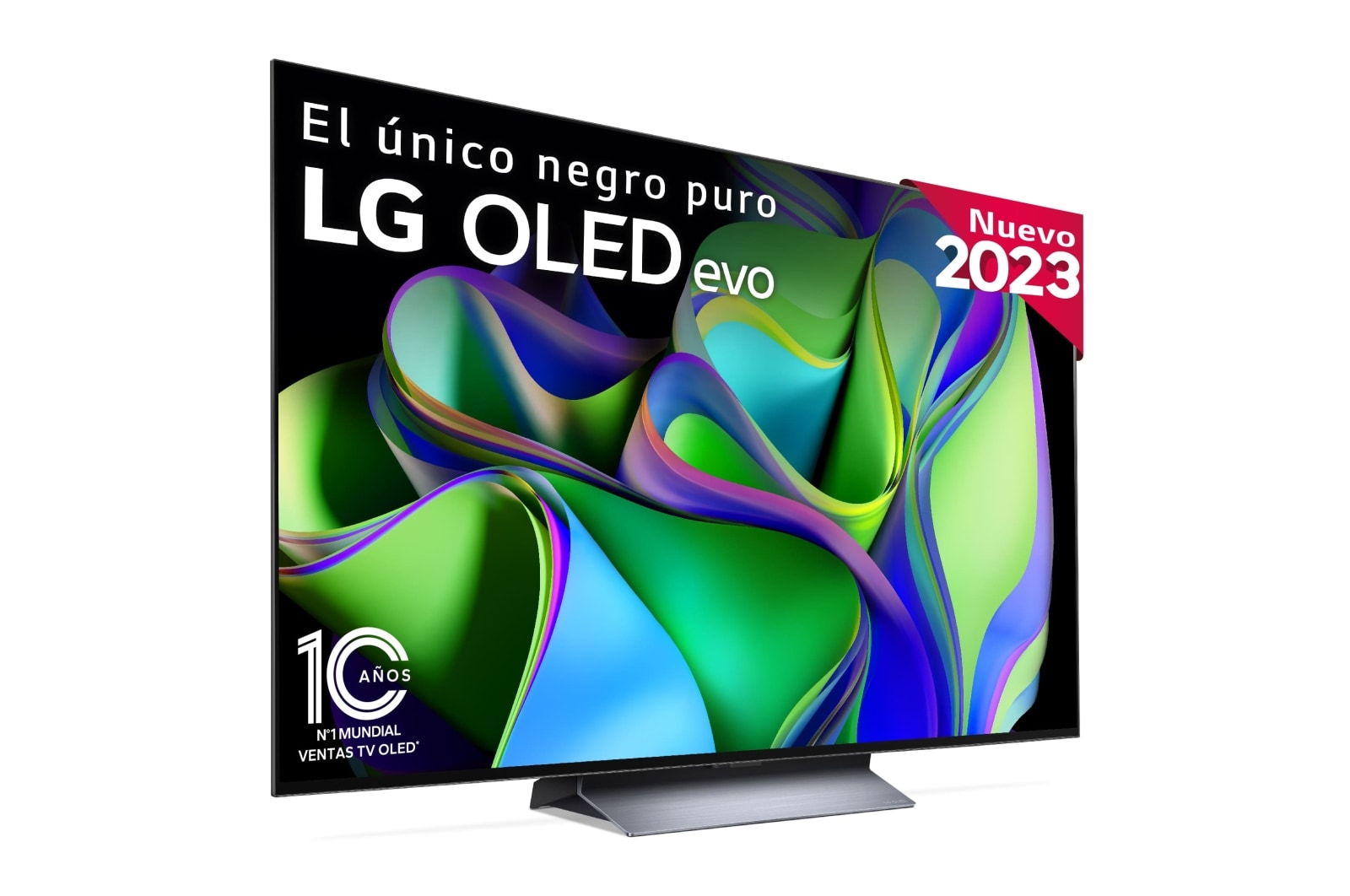 LG TV LG  OLED evo 4K de 55'' C3, Procesador Máxima Potencia, Dolby Vision / Dolby ATMOS, Smart TV webOS23, el mejor TV para Gaming., OLED55C34LA