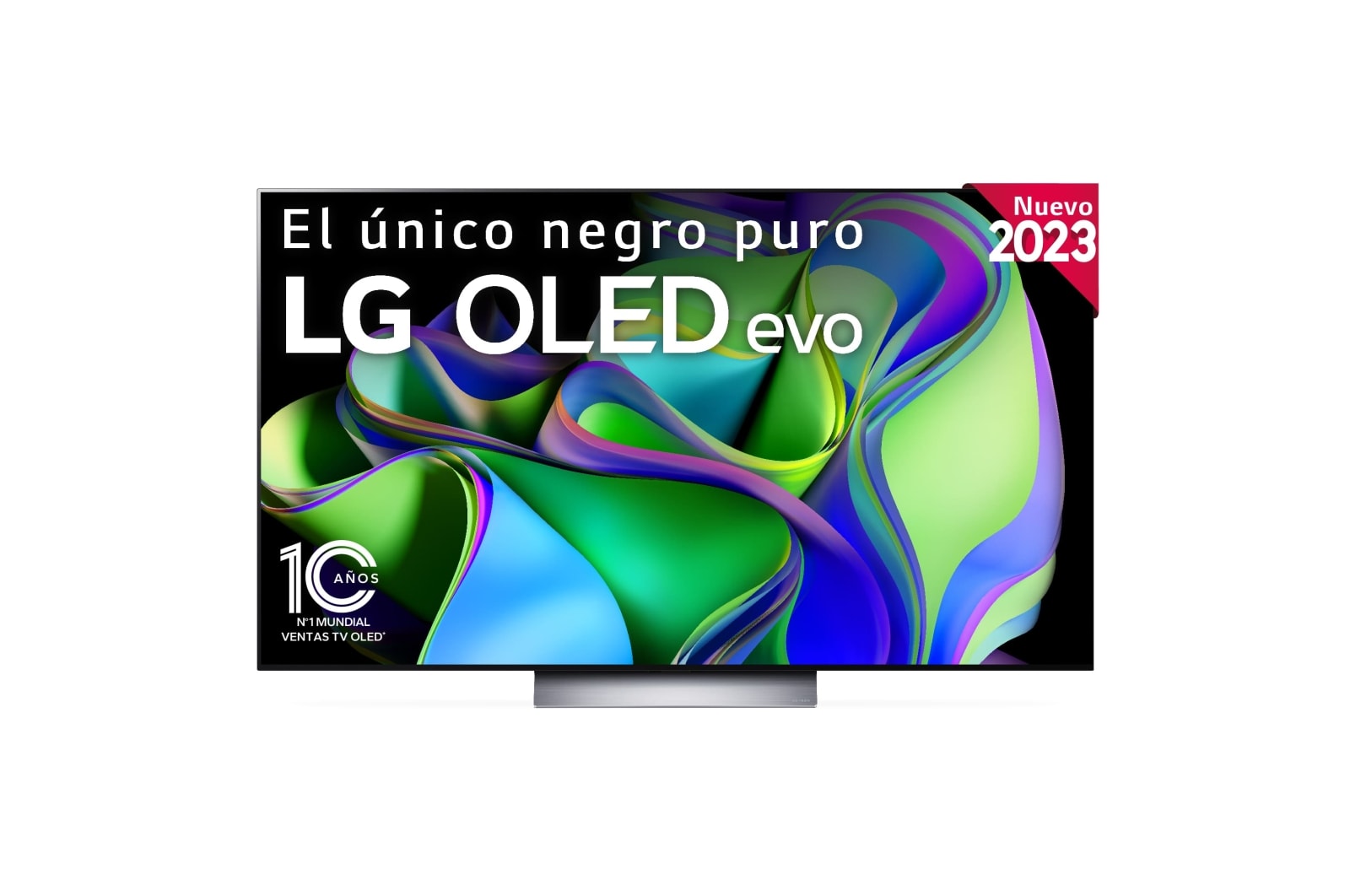 LG TV LG  OLED evo 4K de 55'' C3, Procesador Máxima Potencia, Dolby Vision / Dolby ATMOS, Smart TV webOS23, el mejor TV para Gaming., OLED55C34LA