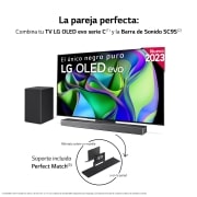 LG TV LG  OLED evo 4K de 55'' C3, Procesador Máxima Potencia, Dolby Vision / Dolby ATMOS, Smart TV webOS23, el mejor TV para Gaming., OLED55C36LC