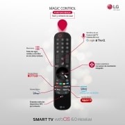 LG 4K OLED, SmartTV webOS 6.0, Procesador Inteligente 4K α9 Gen4 con AI, HDR Dolby Vision, DOLBY ATMOS [Clase de eficiencia energética G], OLED55G16LA