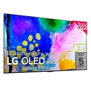 LG Televisor LG  4K OLED evo Gallery Edition, Procesador Inteligente de Máxima Potencia 4K a9 Gen 5 con IA, compatible con el 100% de formatos HDR, HDR Dolby Vision, Dolby Atmos, Smart TV webOS22, el mejor TV para Gaming. Ideal para colgar en la pared, OLED55G23LA