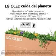 LG Televisor LG  4K OLED evo Gallery Edition, Procesador Inteligente de Máxima Potencia 4K a9 Gen 5 con IA, compatible con el 100% de formatos HDR, HDR Dolby Vision, Dolby Atmos, Smart TV webOS22, el mejor TV para Gaming. Ideal para colgar en la pared, OLED55G23LA