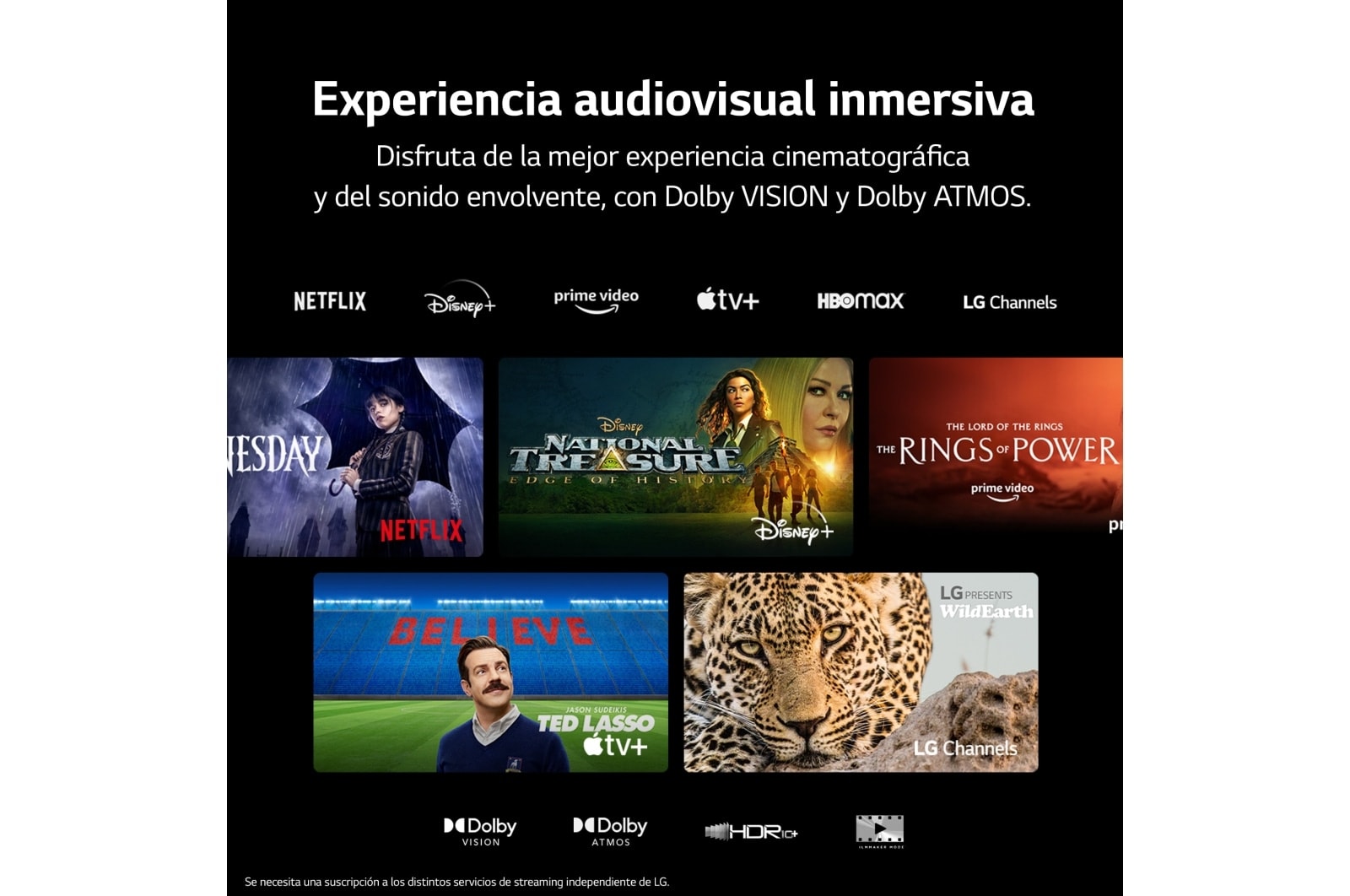 LG TV LG OLED evo 4K de 55'' G3, Procesador Máxima Potencia, Dolby Vision / Dolby ATMOS, Smart TV webOS23, el mejor TV para Gaming. Perfecta Integración en Pared., OLED55G36LA