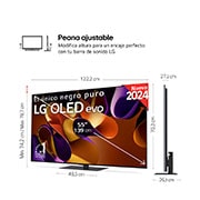 LG 55 pulgadas TV LG OLED evo* AI 4K serie G4  con Smart TV WebOS24, OLED55G46LS