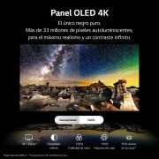 LG TV LG  OLED 4K de 65'' B3, Procesador Gran Potencia, Dolby Vision / Dolby ATMOS, Smart TV webOS23, perfecto para Gaming., OLED65B36LA