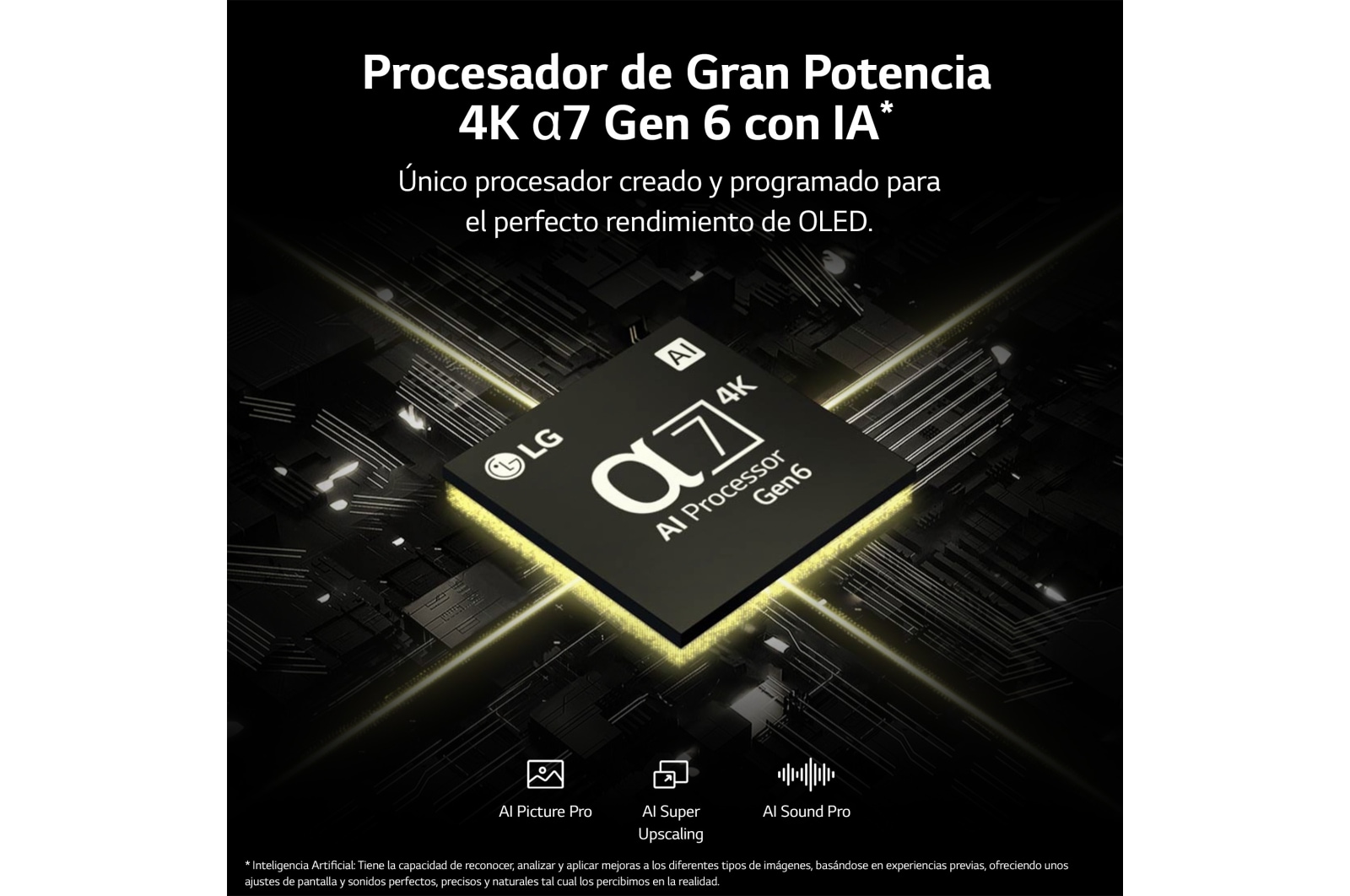 LG TV LG OLED 4K de 65'' B3, Procesador Gran Potencia, Dolby Vision / Dolby ATMOS, Smart TV webOS23, perfecto para Gaming., OLED65B36LA