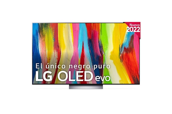LG Televisor LG 4K OLED evo, Procesador Inteligente de Máxima Potencia 4K a9 Gen 5 con IA, compatible con el 100% de formatos HDR, HDR Dolby Vision, Dolby Atmos, Smart TV webOS22, el mejor TV para Gaming. , OLED65C24LA