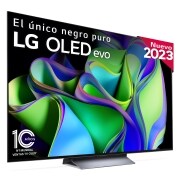 LG TV LG OLED evo 4K de 65'' C3, Procesador Máxima Potencia, Dolby Vision / Dolby ATMOS, Smart TV webOS23, el mejor TV para Gaming., OLED65C35LA