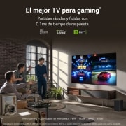 LG TV LG OLED evo 4K de 65'' C3, Procesador Máxima Potencia, Dolby Vision / Dolby ATMOS, Smart TV webOS23, el mejor TV para Gaming., OLED65C35LA