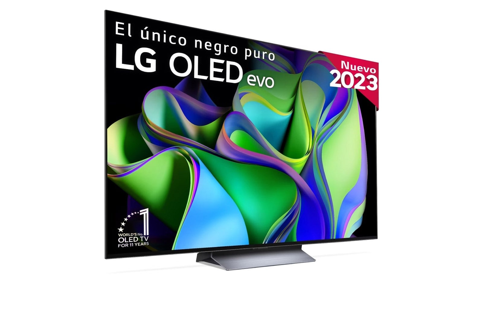 LG TV LG  OLED evo 4K de 65'' C3, Procesador Máxima Potencia, Dolby Vision / Dolby ATMOS, Smart TV webOS23, el mejor TV para Gaming., OLED65C36LC