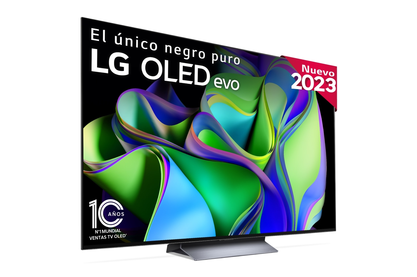 LG TV LG  OLED evo 4K de 65'' C3, Procesador Máxima Potencia, Dolby Vision / Dolby ATMOS, Smart TV webOS23, el mejor TV para Gaming., OLED65C36LC