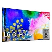 LG Televisor LG  4K OLED evo Gallery Edition, Procesador Inteligente de Máxima Potencia 4K a9 Gen 5 con IA, compatible con el 100% de formatos HDR, HDR Dolby Vision, Dolby Atmos, Smart TV webOS22, el mejor TV para Gaming.  Ideal para colgar en la pared., OLED65G23LA