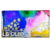 LG Televisor LG  4K OLED evo Gallery Edition, Procesador Inteligente de Máxima Potencia 4K a9 Gen 5 con IA, compatible con el 100% de formatos HDR, HDR Dolby Vision, Dolby Atmos, Smart TV webOS22, el mejor TV para Gaming.  Ideal para colgar en la pared., OLED65G23LA