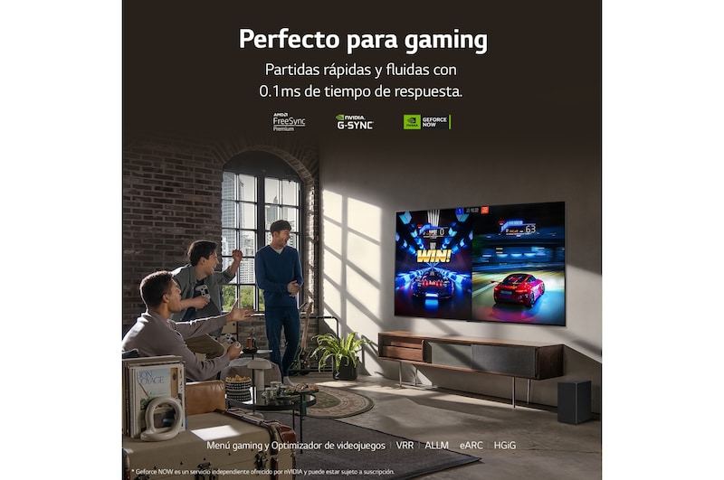 LG TV LG OLED 4K de 77'' B3, Procesador Gran Potencia, Dolby Vision / Dolby ATMOS, Smart TV webOS23, el mejor TV para Gaming., OLED77B36LA