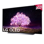 LG 4K OLED, SmartTV webOS 6.0, Procesador Inteligente 4K α9 Gen4 con AI, HDR Dolby Vision, DOLBY ATMOS [Clase de eficiencia energética G], OLED77C14LB