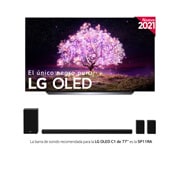 LG 4K OLED, SmartTV webOS 6.0, Procesador Inteligente 4K α9 Gen4 con AI, HDR Dolby Vision, DOLBY ATMOS [Clase de eficiencia energética G], OLED77C14LB