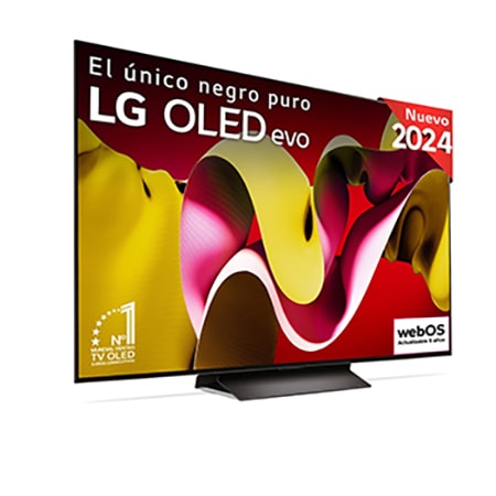 LG 77 pulgadas Smart TV LG OLED evo AI C4 4K 2024 + Barra de sonido inteligente LG SC9S, OLED77C4LA.ESB