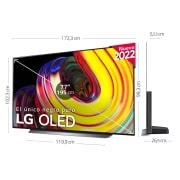 LG Televisor LG  4K OLED, Procesador Inteligente de Máxima Potencia 4K a9 Gen 5 con IA, compatible con el 100% de formatos HDR, HDR Dolby Vision, Dolby Atmos, Smart TV webOS22, el mejor TV para Gaming. , OLED77CS6LA