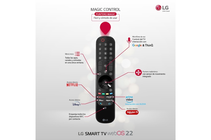 LG Televisor LG 4K OLED evo Gallery Edition, Procesador Inteligente de Máxima Potencia 4K a9 Gen 5 con IA, compatible con el 100% de formatos HDR, HDR Dolby Vision, Dolby Atmos, Smart TV webOS22, el mejor TV para Gaming.<br>Ideal para colgar en la pared., OLED77G26LA