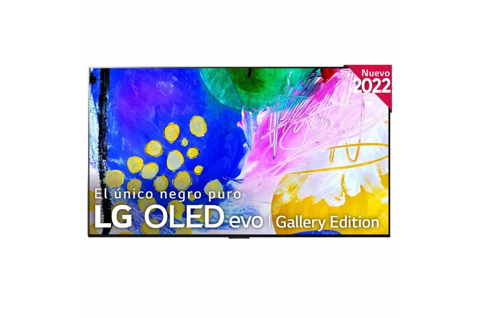 LG Televisor LG 4K OLED evo Gallery Edition, Procesador Inteligente de Máxima Potencia 4K a9 Gen 5 con IA, compatible con el 100% de formatos HDR, HDR Dolby Vision, Dolby Atmos, Smart TV webOS22, el mejor TV para Gaming.<br>Ideal para colgar en la pared., OLED77G26LA