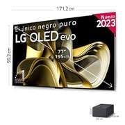 LG TV LG OLED evo 4K de 77 pulgadas M3 Inalámbrico con Smart TV webOS23 actualizable, OLED77M39LA