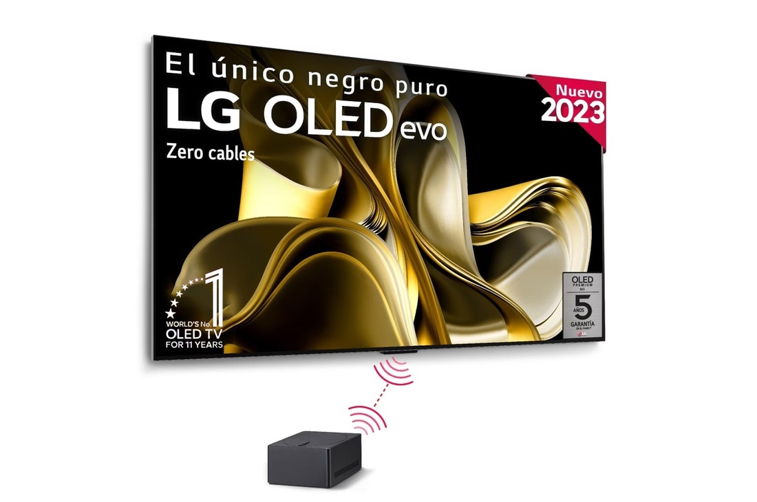 LG TV LG OLED evo 4K de 77 pulgadas M3 Inalámbrico con Smart TV webOS23 actualizable, OLED77M39LA