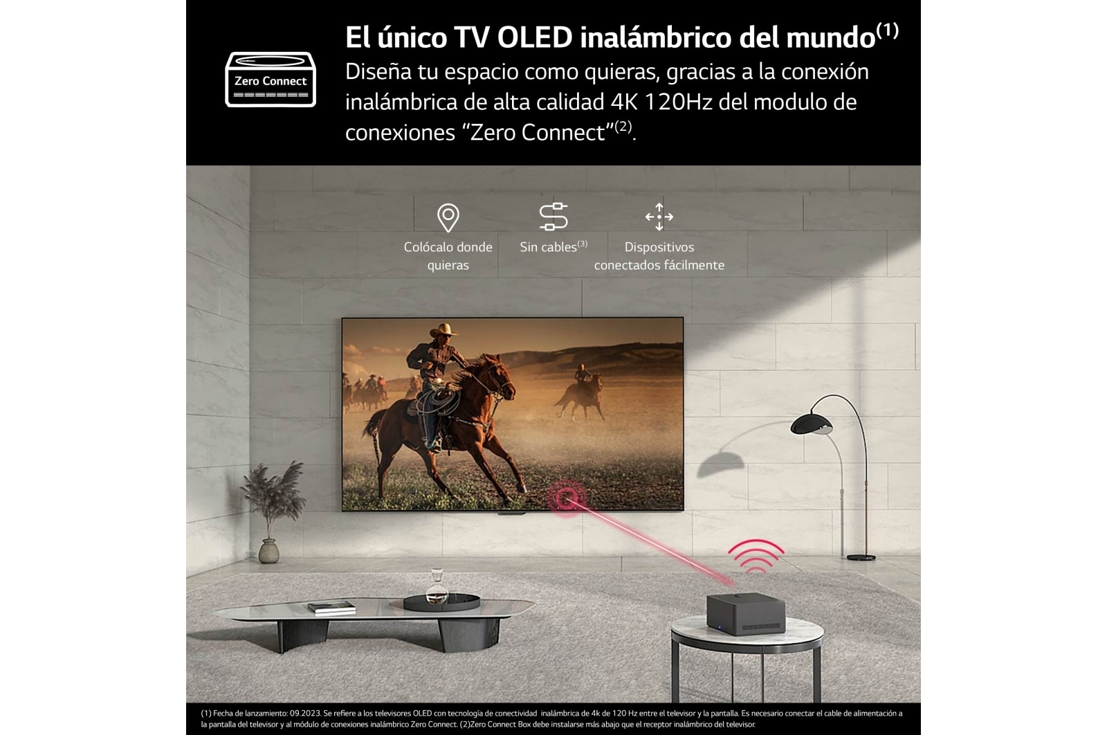 LG TV LG OLED evo 4K de 77 pulgadas M3 Inalámbrico con Smart TV webOS23 actualizable, OLED77M39LA.AEUM