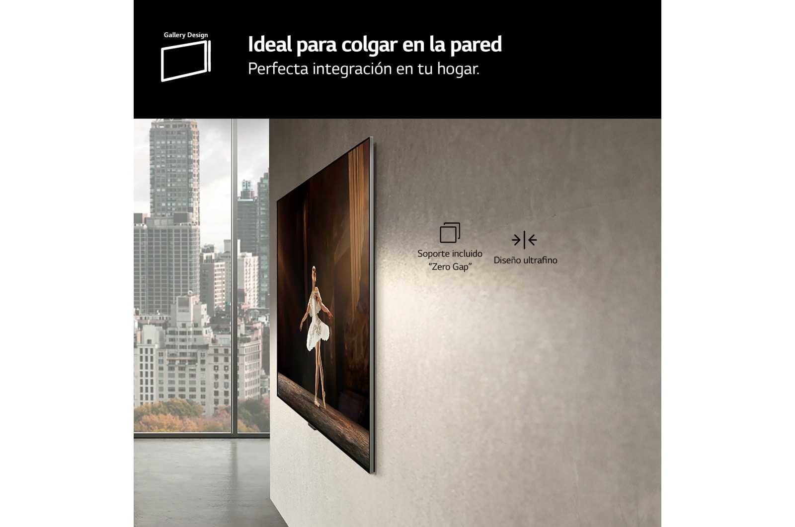 LG TV LG OLED evo 4K de 77 pulgadas M3 Inalámbrico con Smart TV webOS23 actualizable, OLED77M39LA.AEUM