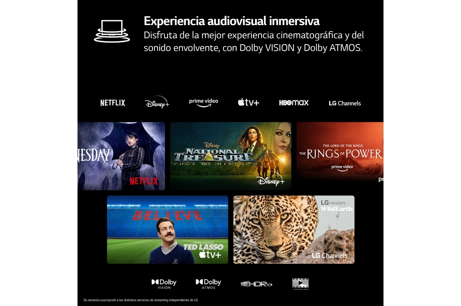 LG TV LG OLED evo 4K de 77 pulgadas M3 Inalámbrico con Smart TV webOS23 actualizable, OLED77M39LA.AEUM