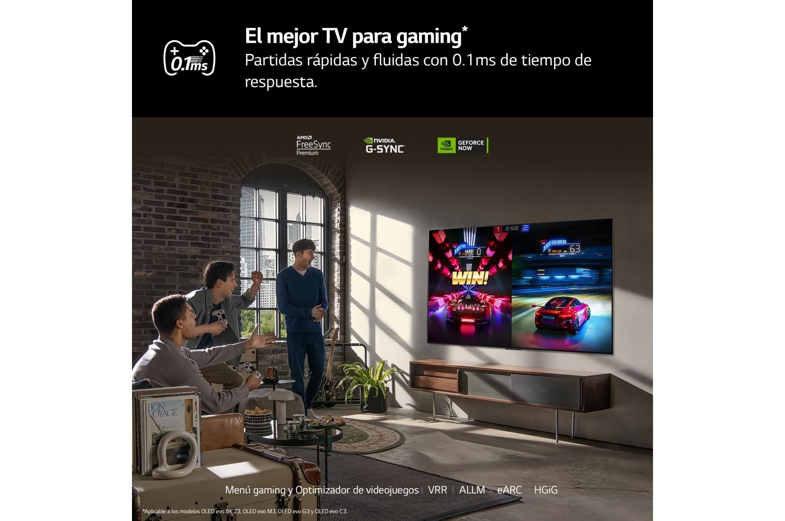 LG TV LG OLED evo 4K de 77 pulgadas M3 Inalámbrico con Smart TV webOS23 actualizable, OLED77M39LA.AEUM
