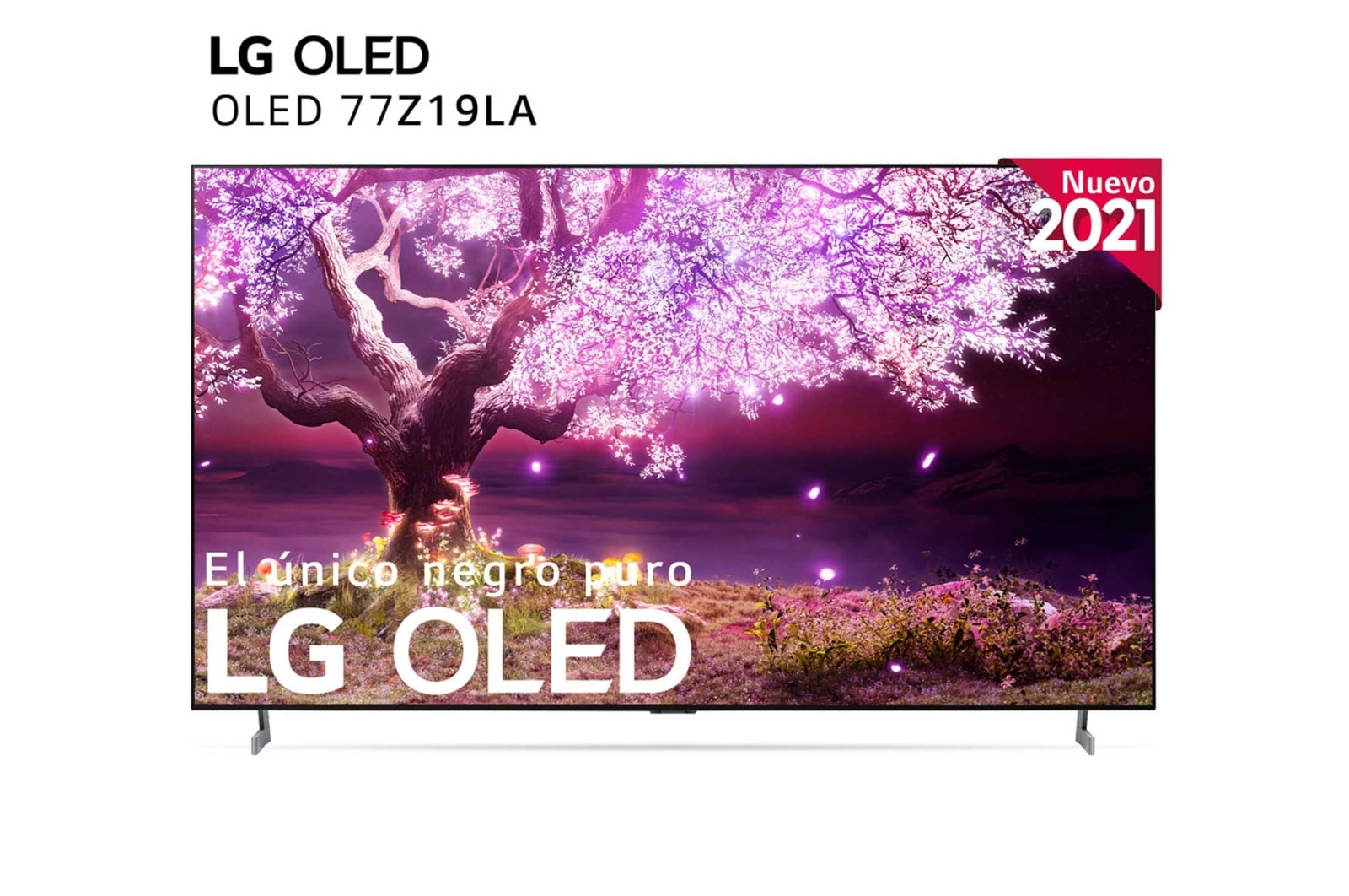 LG SIGNATURE 8K OLED, SmartTV webOS 6.0, Procesador Inteligente 8K α9 Gen4 con AI, HDR Dolby Vision, DOLBY ATMOS [Clase de eficiencia energética G], OLED77Z19LA