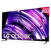 LG Televisor LG SIGNATURE 8K OLED, Procesador Inteligente de Máxima Potencia 8K a9 Gen 5 con IA, compatible con el 100% de formatos HDR, HDR Dolby Vision, Dolby Atmos, Smart TV webOS22, el mejor TV para Gaming., OLED77Z29LA